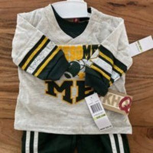 NWT graphic t-shirt and track pants